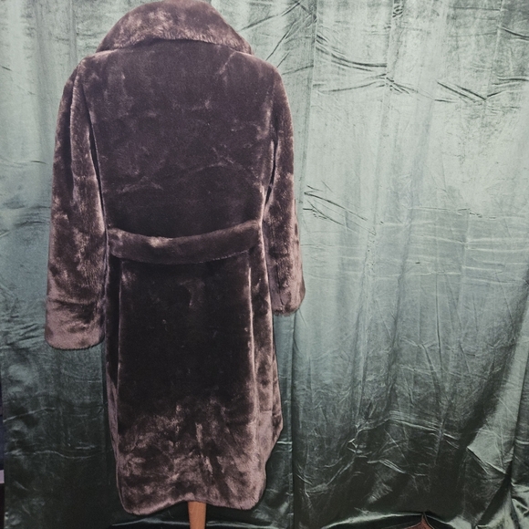 Vintage Borgana Faux Fur Coat - Picture 2 of 5